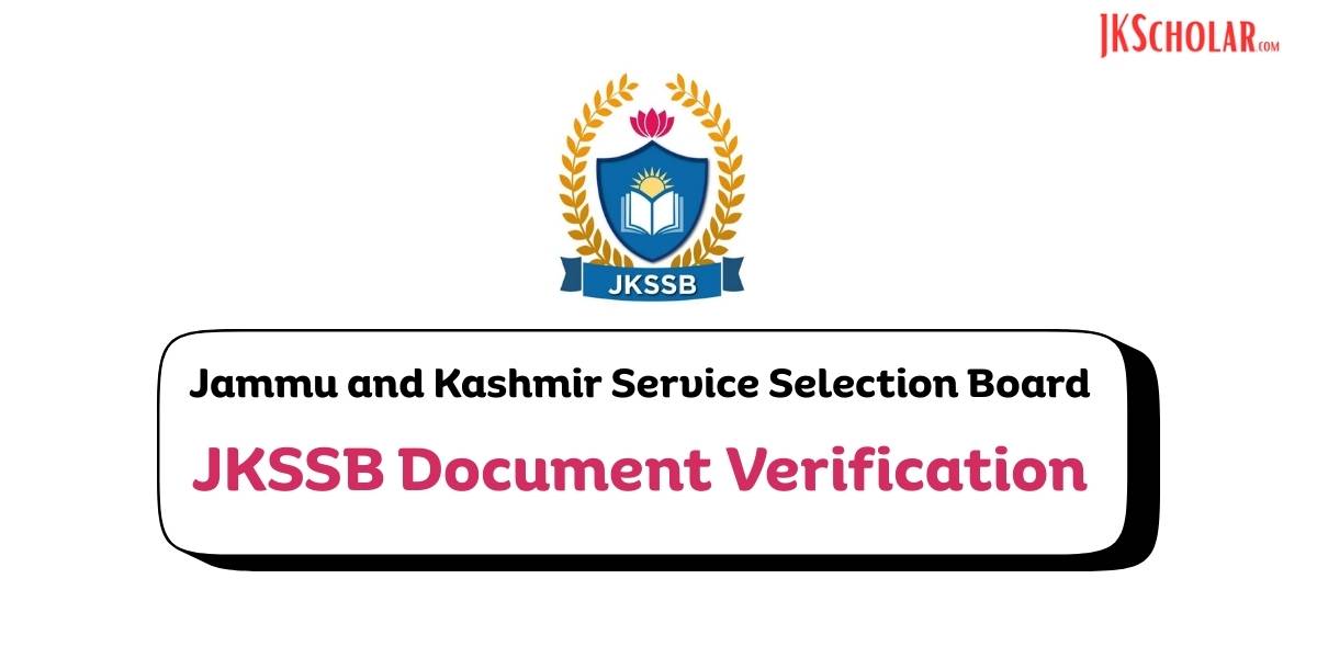 JKSSB Document Verification