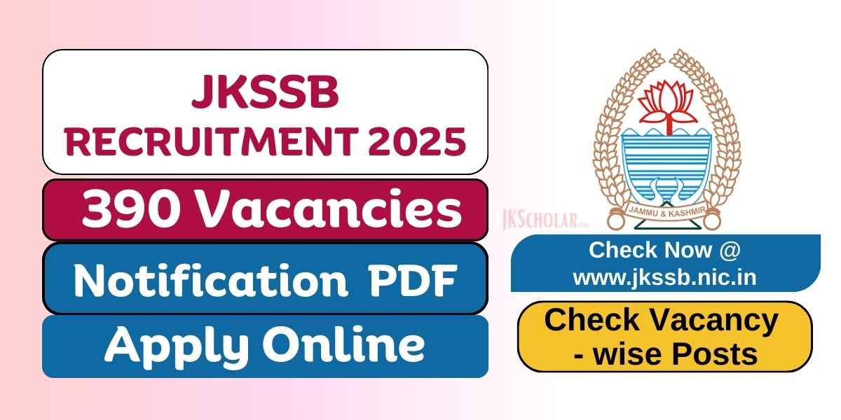 JKSSB Recruitment 2026