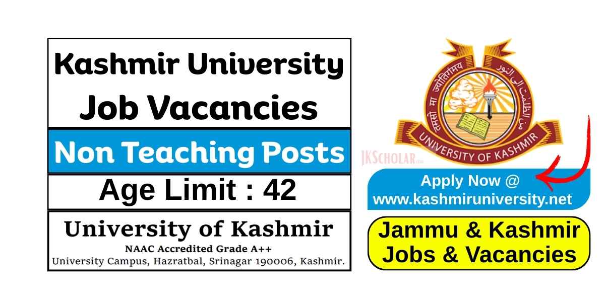 Kashmir University Job Vacancies