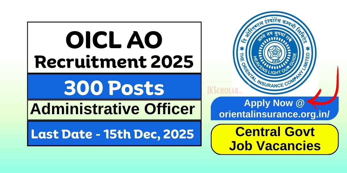 OICL AO Recruitment 2025