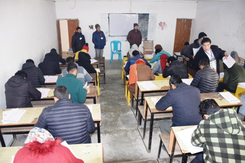 Students in Exam Center